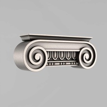 capitals 9 corbels architectural decor decoration cornce ornament cartouche fronton elements wall architecture interior details 3d print model - Mito3D