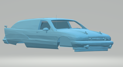 caprice wagon hotwheels diecast scx slot car slotcar stl printable race chevy hot hotrod nomad impala 3d print model - Mito3D