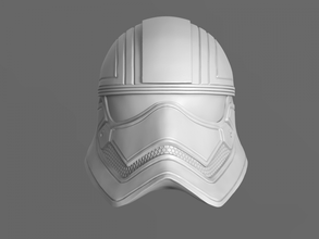 captain galaxy helmet fan art 3d print model phasma trooper starwars jedi vader 3d print model - Mito3D