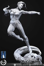 capitão maravilha 3d impressão modelo in monstros criaturas 3dexport estátua vingadores 3d print model - Mito3D