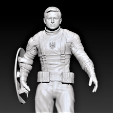 Capitano Zelenskyj statua Ucraina 3d print model - Mito3D