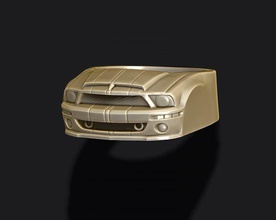 car ring 38 muscle usa vintage antique oldtimer classic retro famous v8 sport gt fastback john jewelry roadster racing coupe 14k 18k 3d print model - Mito3D