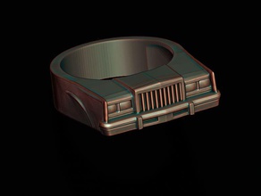 car ring 40 classic old oldtimer jewelry vintage famous cabrio german gold silver coupe cabriolet lowrider stuttgart hotrod muscle convertible metallic automotive 3d print model - Mito3D