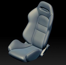 voiture siège 1 3d impression modèle in automobile 3dexport chaise plastique intérieur salon photopolymère 3d print model - Mito3D