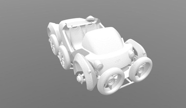 car-strati-Modell-team 3d Modell Auto team 3d print model - Mito3D