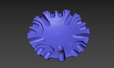 car wheel disc cap 3d print model in automotive 3dexport 3d print model - Mito3D