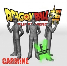 carmine dragon ball super hero dragonball dragonballz dragonballsuper magenta ribbon rr goku piccolo gohan 3d print model - Mito3D
