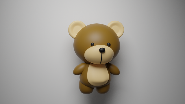 desenho animado urso 3d impressão modelo in animais 3dexport animal personagem bear character personagens ursos brinquedo arte art toy imprimível print cartoon bears characters 3D print model - Mito3D