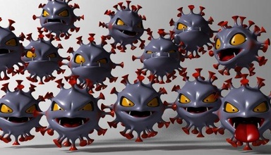 karikatür koronavirüs 3d model in 3dexport virüs toon covid19 covid 19 patojen biyoloji tıbbi retrovirüs epidemi yaratık canavar 3d print model - Mito3D