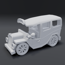 dessin animé van voiture toon véhicule auto ancien route jouet ambulance drôle Jeu transport roue wagon rétro machine camion 3d print model - Mito3D