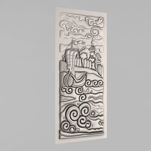 paneles tallados decoración 17 las ménsulas en la arquitectura de cornce ornamento cartela frontón elementos capitales pared interior detalles 3d print model - Mito3D