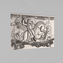 carved panels decor 8 corbels architectural decoration cornce ornament cartouche fronton elements capitals wall architecture interior details 3d print model - Mito3D