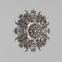 carved rosettes decor 21 architectural decoration cornce ornament cartouche fronton wall details medallions classical traditional moulding corbel decorate cnc 3d print model - Mito3D