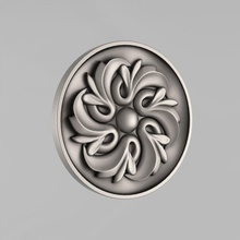 carved rosettes decor 39 3d print model in 3dexport architectural decoration cornce ornament cartouche fronton wall details medallions classical traditional moulding corbel decorate cnc 3d print model - Mito3D