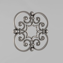 carved rosettes decor 4 free architectural decoration cornce ornament cartouche fronton wall details medallions classical traditional moulding corbel decorate cnc 3d print model - Mito3D