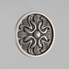 carved rosettes decor 52 3d print model in 3dexport architectural decoration cornce ornament cartouche fronton wall details medallions classical traditional moulding corbel decorate cnc 3d print model - Mito3D