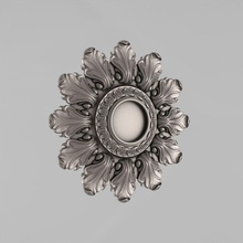 carved rosettes decor 55 architectural decoration cornce ornament cartouche fronton wall details medallions classical traditional moulding corbel decorate cnc 3d print model - Mito3D