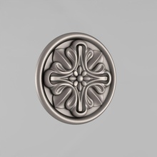 carved rosettes decor 59 architectural decoration cornce ornament cartouche fronton wall details medallions classical traditional moulding corbel decorate cnc 3d print model - Mito3D