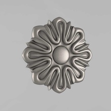 carved rosettes decor 6 architectural decoration cornce ornament cartouche fronton wall details medallions classical traditional moulding corbel decorate cnc 3d print model - Mito3D