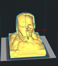 Casco homem Ferro destruído ironman helmet destruição 3d print model - Mito3D