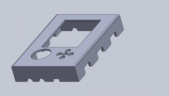 caso funda cortar tajos rf portapack 3d print model - Mito3D