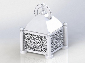 cofanetto portagioie scrigno gioielli box 3d print model - Mito3D