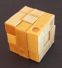 casse tte cubo 3 par avec executar montagem v2 3d impressão modelo in enigma 3dexport tete floco guillaume reflexão paciência sucesso 3d print model - Mito3D