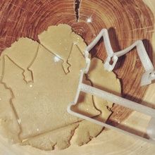Burg cookie-cutter professional 3dprinting Keks Kekse cookie cookiecutter cooky Essen fondant Ingwer Lebkuchen Haus Haushalt keyhole Küche kitchendining Geschirr Gebäck bedruckbar ist halloween 3d print model - Mito3D