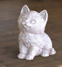 gatto 3d stampa modello in figurine 3dexport stampante gattino gattini gatti animale domestico miao poli zampe coda 3d print model - Mito3D