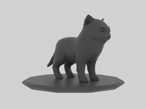 gato 3d impressão modelo in animais 3dexport animal 3dprinter 3dprinted 3dprinting 3dprint 3d print model - Mito3D
