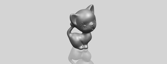 cat 03 car chair tree table sofa character game exterior human interior people girl house miniatures figurines sculpture animal zoo mammal dog 3d print model - Mito3D