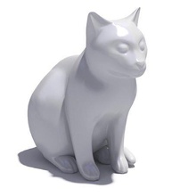 cat 2 3dprint 3dmodel art animal 3d print model - Mito3D