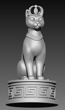 gato rei de impressão 3d do modelo cat felino figurinhas kitty miniaturas puss 3d print model - Mito3D