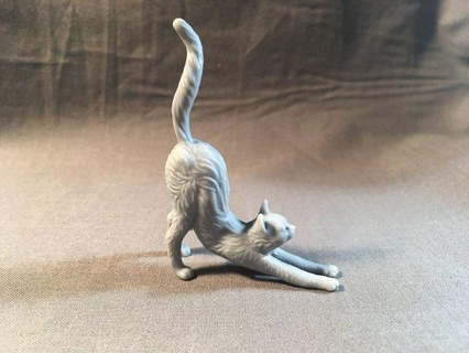 cat stretching 3d printing free print model animals animal nature pet kitty statuette printable 3d print model - Mito3D