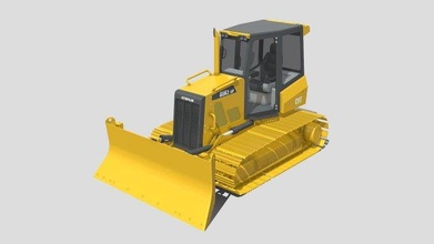 bruco bulldozer d5k2 3d modello in pesante attrezzature 3dexport 3d print model - Mito3D