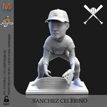 celerino sanchez bust format - v007 3d print model in man 3dexport baseball beisbol player naranjeros players games futball 3d print model - Mito3D