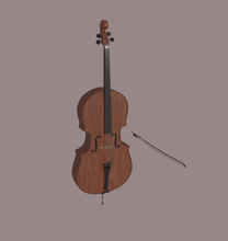 çello 3d model in gitar 3dexport müzik enstrüman müzikal eğilmek bas dizi orkestra caz keman ses cihaz davul boynuz melodi pirinç tuba icra etmek 3d print model - Mito3D