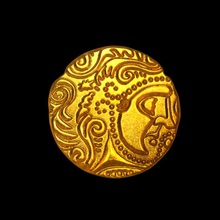 celtic moneta la il 3dprinting oro medievale antichi tesoro soldi 3d print model - Mito3D