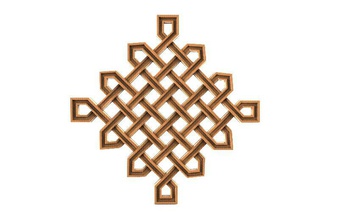 celtico nodo ornamento cnc vichingo medievale arte router bassorilievo deco 3d print model - Mito3D