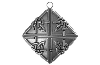 celtic knots pendant 3d print model in pendants 3dexport knot viking medieval jewelry art fashion 3d print model - Mito3D