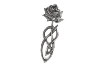 celtic rose pendant celtic rose pendant flower jewelry jewel knot