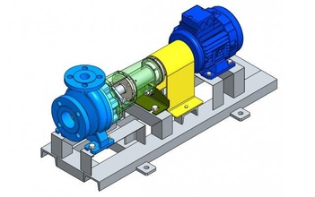 centrifuga pompa 3d modello in bombardiere 3dexport pressione wather bomba 3d print model - Mito3D