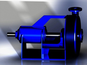 centrífugo bomba 3d impresión modelo in ingenieria 3dexport 3d print model - Mito3D