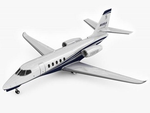 cessna citation latitude 3d model in jet 3dexport 680a 680 american mid-size corporate aircraft business detailed realistic v-ray 3d print model - Mito3D