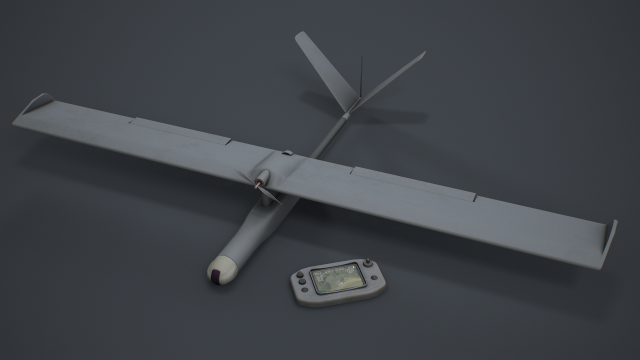 ch 802 çin uav 3d model in inşaat 3dexport pla ordu uçak askeri oyun mod vbs arma 3D print model - Mito3D