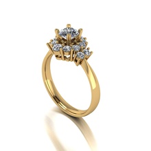 ch3d-0003 ring engagementring diamond Schmuck 3d print model - Mito3D