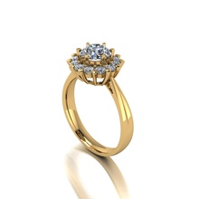 ch3d-0004 ring engagementring diamond jewellery 3d print model - Mito3D
