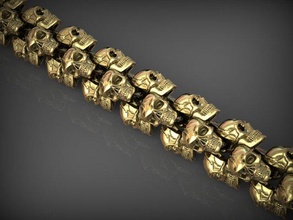 catena braccialetto 170 gioielleria braccialetti Catene collana collane oro argento stampabile santayork rinoceronte nozze Fidanzamento moda lusso bellezza ornamento 3d print model - Mito3D