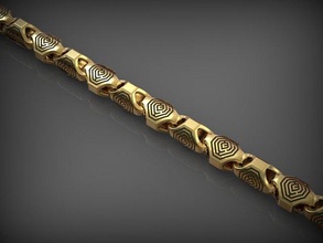 pulseira 176 joalheria pulseiras correntes colar colares ouro prata jóias imprimível santayork rinoceronte Casamento noivado moda luxo beleza enfeite 3d print model - Mito3D