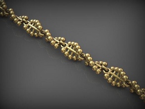 chaîne bracelet 189 bijoux bracelets Chaînes Collier colliers or argent imprimable santayork rhinocéros mariage engagement mode luxe beauté ADN 3d print model - Mito3D
